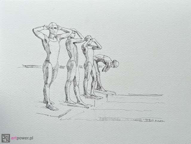 Pływaczki na starcie